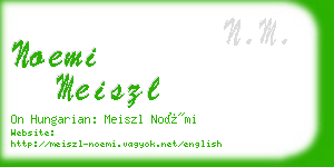 noemi meiszl business card